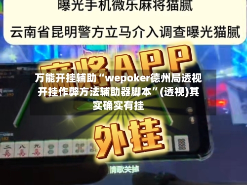 万能开挂辅助“wepoker德州局透视开挂作弊方法辅助器脚本”(透视)其实确实有挂-第1张图片