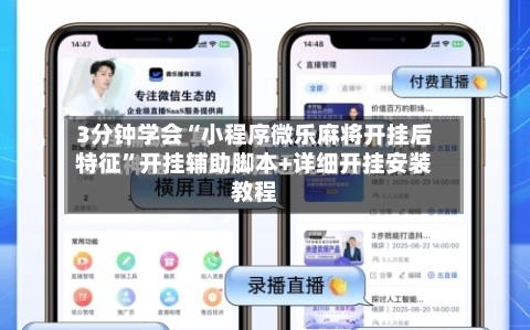 3分钟学会“小程序微乐麻将开挂后特征”开挂辅助脚本+详细开挂安装教程-第1张图片
