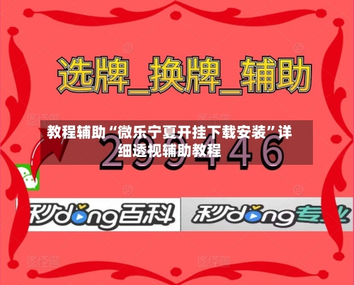 教程辅助“微乐宁夏开挂下载安装”详细透视辅助教程-第1张图片