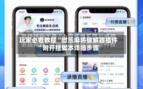 玩家必看教程“微乐麻将破解器插件”附开挂脚本详细步骤-第1张图片