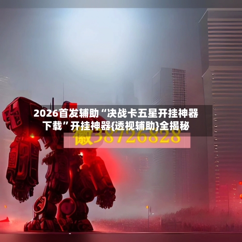 2026首发辅助“决战卡五星开挂神器下载	”开挂神器{透视辅助}全揭秘-第1张图片