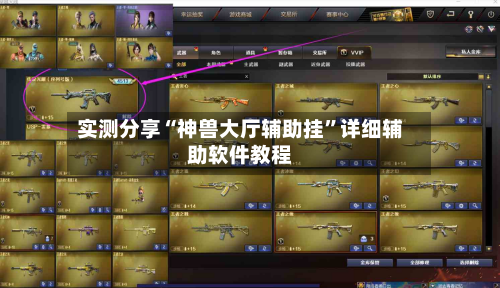 实测分享“神兽大厅辅助挂	”详细辅助软件教程-第1张图片