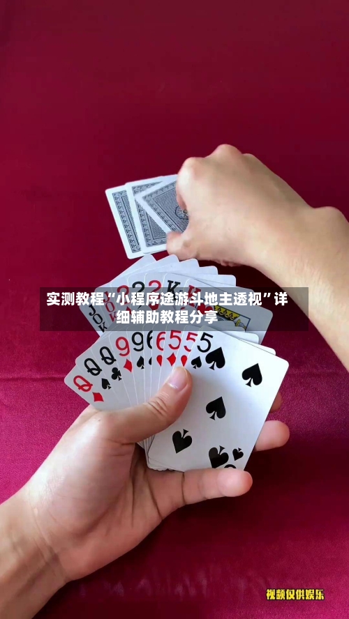 实测教程“小程序途游斗地主透视”详细辅助教程分享-第1张图片