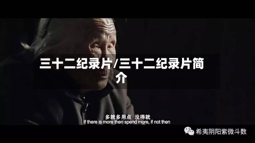 三十二纪录片/三十二纪录片简介-第1张图片