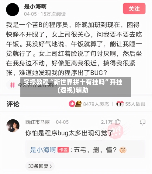 实操教程“新世界拼十有挂吗”开挂(透视)辅助-第1张图片