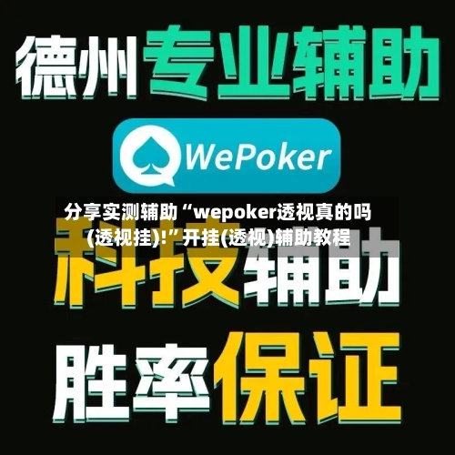 分享实测辅助“wepoker透视真的吗(透视挂)!	”开挂(透视)辅助教程-第1张图片