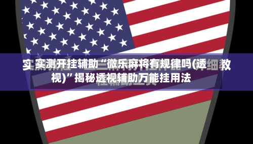 实测开挂辅助“微乐麻将有规律吗(透视)”揭秘透视辅助万能挂用法-第1张图片