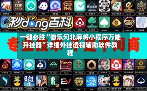 一键必胜“微乐河北麻将小程序万能开挂器”详细外挂透视辅助软件教程-第1张图片