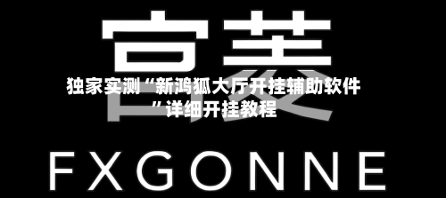 独家实测“新鸿狐大厅开挂辅助软件	”详细开挂教程-第1张图片