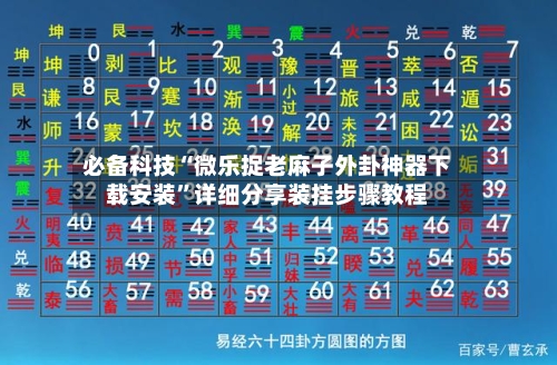 必备科技“微乐捉老麻子外卦神器下载安装”详细分享装挂步骤教程-第1张图片