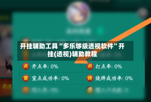 开挂辅助工具“多乐够级透视软件	”开挂(透视)辅助教程-第1张图片