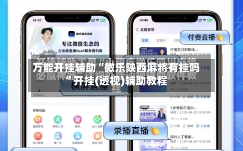 万能开挂辅助“微乐陕西麻将有挂吗	”开挂(透视)辅助教程-第1张图片