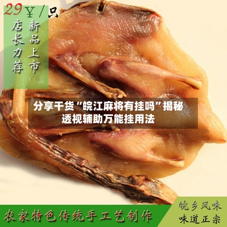 分享干货“皖江麻将有挂吗”揭秘透视辅助万能挂用法-第1张图片