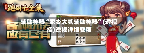 辅助神器“家乡大贰辅助神器”(透视挂)透视详细教程-第1张图片