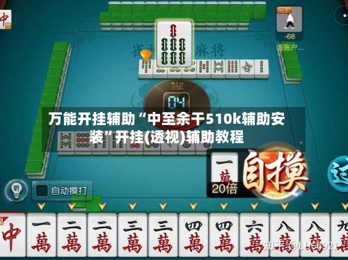 万能开挂辅助“中至余干510k辅助安装”开挂(透视)辅助教程-第1张图片