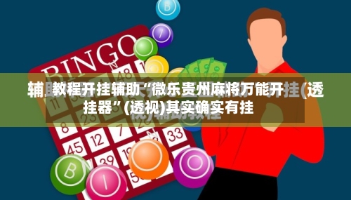 教程开挂辅助“微乐贵州麻将万能开挂器”(透视)其实确实有挂-第1张图片