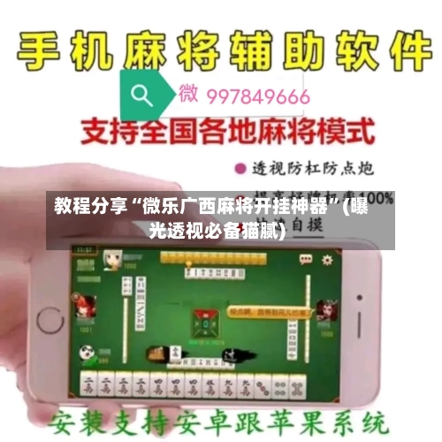 教程分享“微乐广西麻将开挂神器	”(曝光透视必备猫腻)-第1张图片