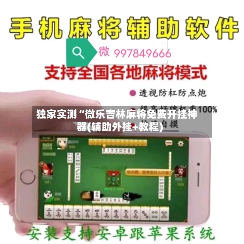 独家实测“微乐吉林麻将免费开挂神器(辅助外挂+教程)-第1张图片