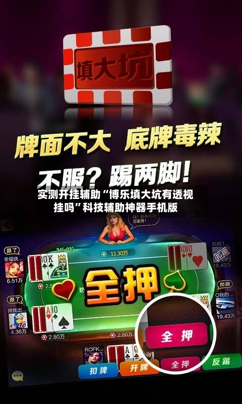 实测开挂辅助“博乐填大坑有透视挂吗”科技辅助神器手机版-第1张图片
