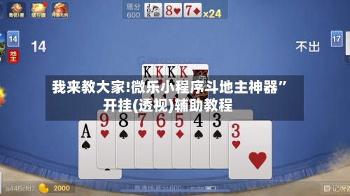我来教大家!微乐小程序斗地主神器	”开挂(透视)辅助教程-第1张图片