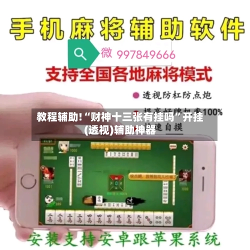 教程辅助!“财神十三张有挂吗”开挂(透视)辅助神器-第1张图片