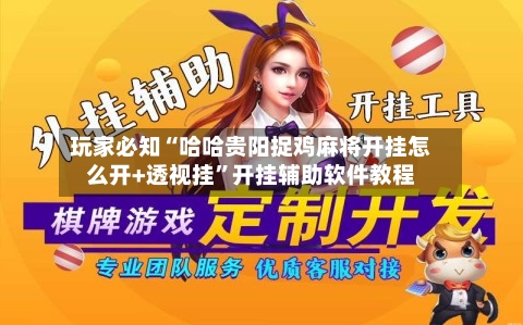 玩家必知“哈哈贵阳捉鸡麻将开挂怎么开+透视挂	”开挂辅助软件教程-第1张图片
