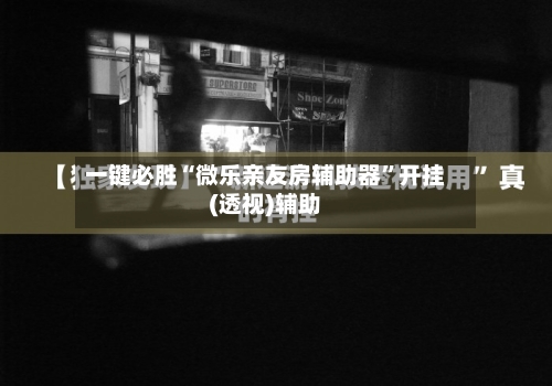 一键必胜“微乐亲友房辅助器”开挂(透视)辅助-第1张图片