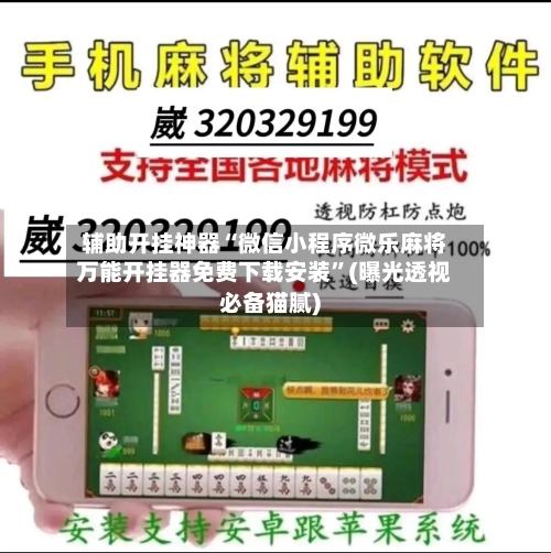 辅助开挂神器“微信小程序微乐麻将万能开挂器免费下载安装”(曝光透视必备猫腻)-第1张图片