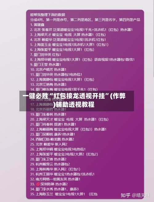 一键必胜“红包接龙透视开挂”(作弊)辅助透视教程-第1张图片