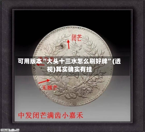 可用版本“大头十三水怎么刷好牌	”(透视)其实确实有挂-第1张图片