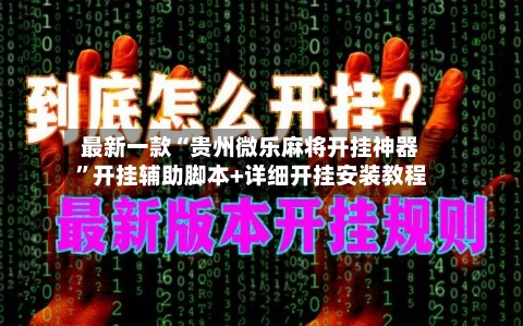 最新一款“贵州微乐麻将开挂神器”开挂辅助脚本+详细开挂安装教程-第1张图片