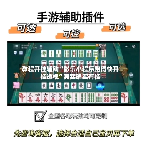 教程开挂辅助“微乐小程序跑得快开挂透视”其实确实有挂-第1张图片