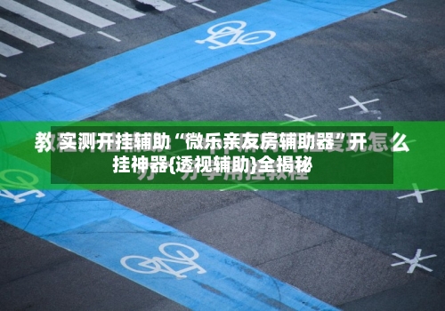 实测开挂辅助“微乐亲友房辅助器”开挂神器{透视辅助}全揭秘-第1张图片