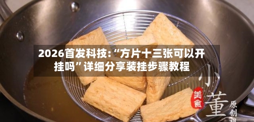 2026首发科技:“方片十三张可以开挂吗”详细分享装挂步骤教程-第1张图片