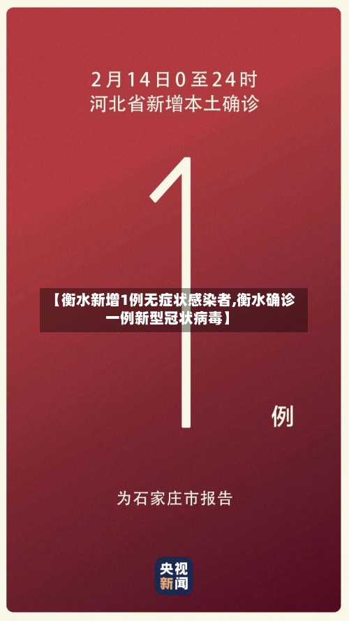 【衡水新增1例无症状感染者,衡水确诊一例新型冠状病毒】-第1张图片