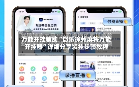 万能开挂辅助“微乐徐州麻将万能开挂器	”详细分享装挂步骤教程-第1张图片