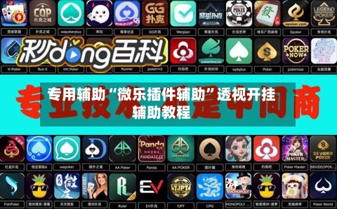 专用辅助“微乐插件辅助”透视开挂辅助教程-第1张图片