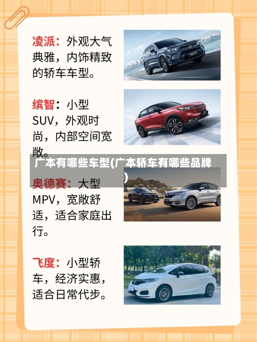 广本有哪些车型(广本轿车有哪些品牌)-第1张图片