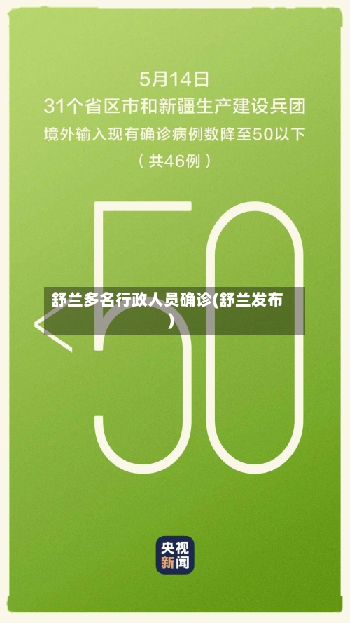 舒兰多名行政人员确诊(舒兰发布)-第1张图片