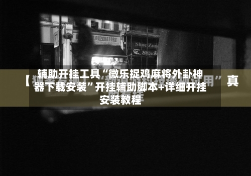 辅助开挂工具“微乐捉鸡麻将外卦神器下载安装	”开挂辅助脚本+详细开挂安装教程-第1张图片