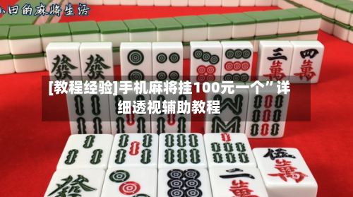 [教程经验]手机麻将挂100元一个”详细透视辅助教程-第1张图片