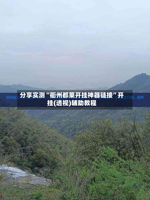 分享实测“衢州都莱开挂神器链接”开挂(透视)辅助教程-第1张图片