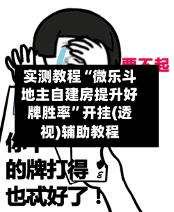 实测教程“微乐斗地主自建房提升好牌胜率”开挂(透视)辅助教程-第1张图片
