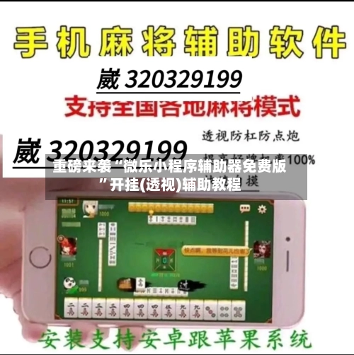 重磅来袭“微乐小程序辅助器免费版	”开挂(透视)辅助教程-第1张图片