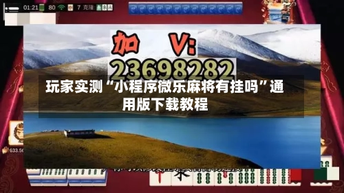 玩家实测“小程序微乐麻将有挂吗	”通用版下载教程-第1张图片