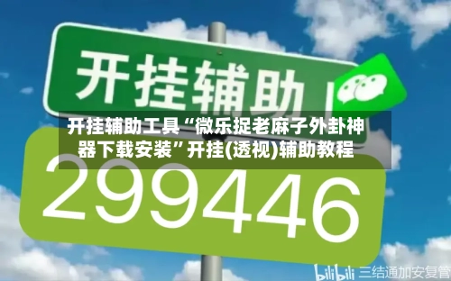 开挂辅助工具“微乐捉老麻子外卦神器下载安装”开挂(透视)辅助教程-第1张图片