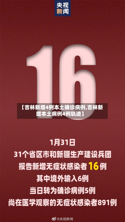 【吉林新增4例本土确诊病例,吉林新增本土病例4例轨迹】-第1张图片