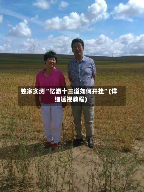 独家实测“忆游十三道如何开挂	”(详细透视教程)-第1张图片