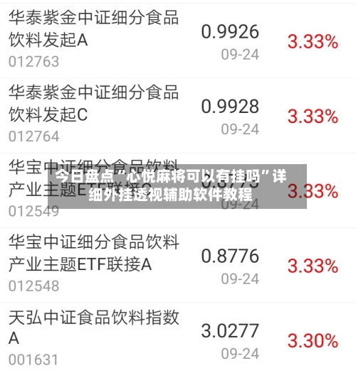 今日盘点“心悦麻将可以有挂吗”详细外挂透视辅助软件教程-第1张图片