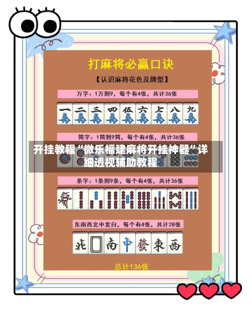 开挂教程“微乐福建麻将开挂神器”详细透视辅助教程-第1张图片